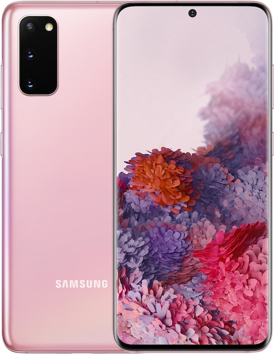 Samsung Galaxy S20 5G EU (128 GB, Cloud Pink, 6.20", Hybrid Dual SIM, 64 Mpx, 5G)