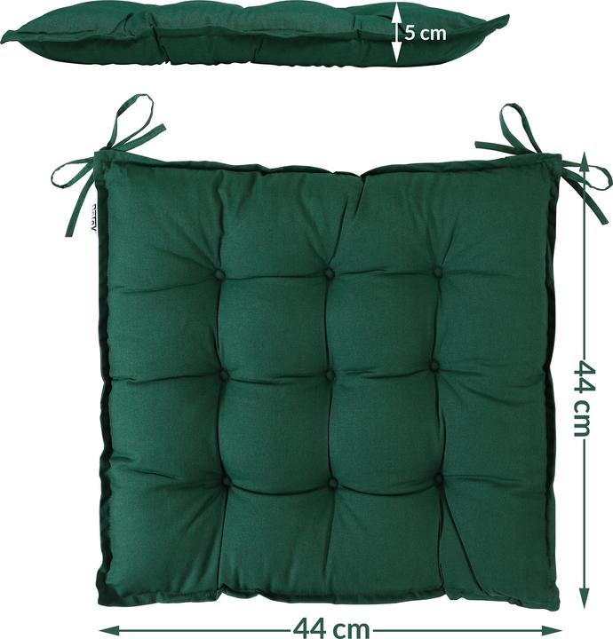 Actual product image Detex Chair cushion (41 x 41 x 5 cm)