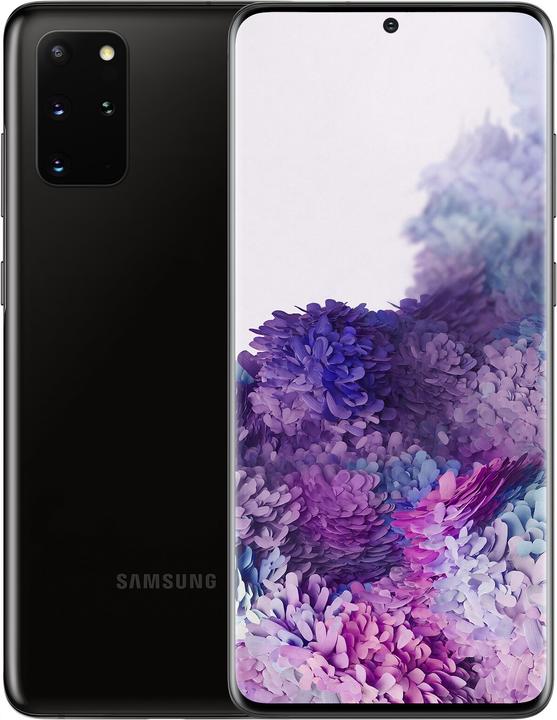 Samsung Galaxy S20+ 5G EU (128 GB, Cosmic Black, 6.70", Hybrid Dual SIM, 64 Mpx, 5G)