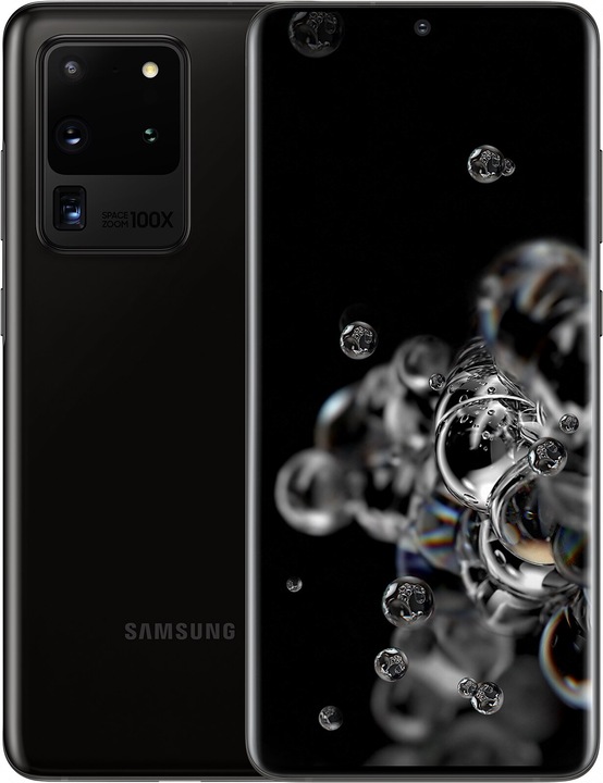 Produktbild Samsung Galaxy S20 Ultra 5G - DE-Version (512 GB, Cosmic Black, 6.90", Hybrid Dual SIM, 108 Mpx, 5G)