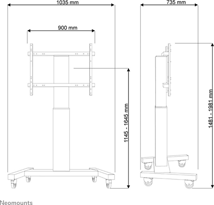 Produktbild Neomounts Plasma-M2250 (Universal, 100", 130 kg)
