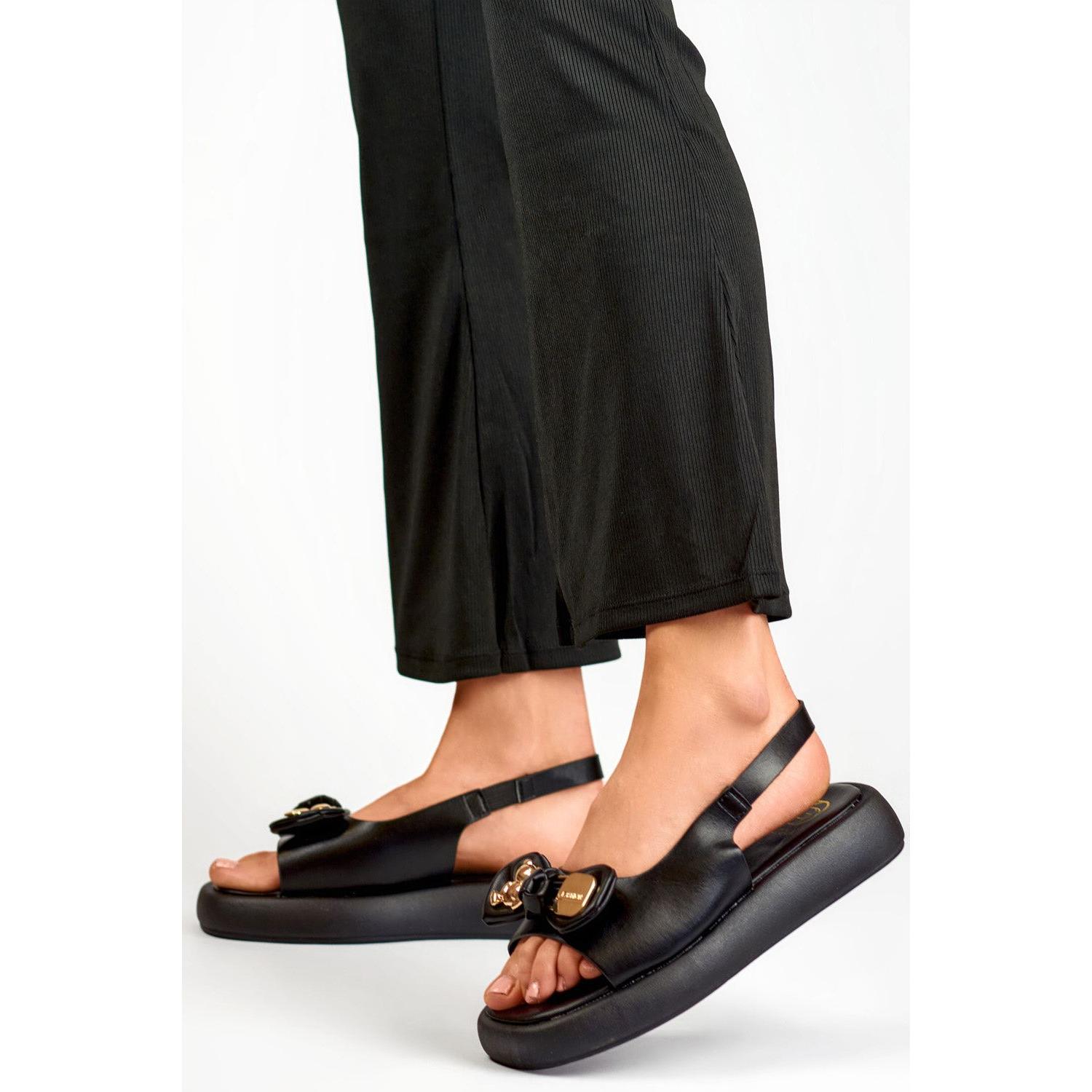 Primo, Damen, Sandalen, Sandalen model, Schwarz, (36)