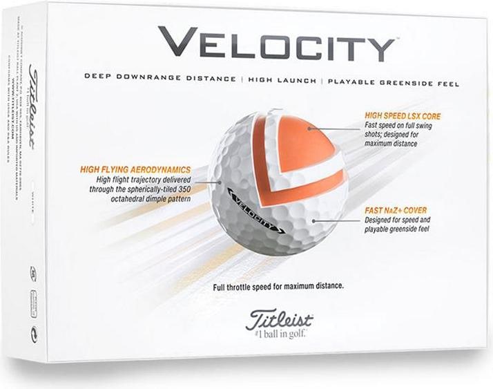 Actual product image Titleist Velocity white (24)