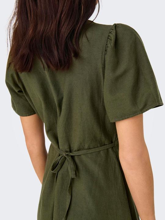 Actual product image Only Onlvita Life Linen S/S Short Dress Wvn (S)