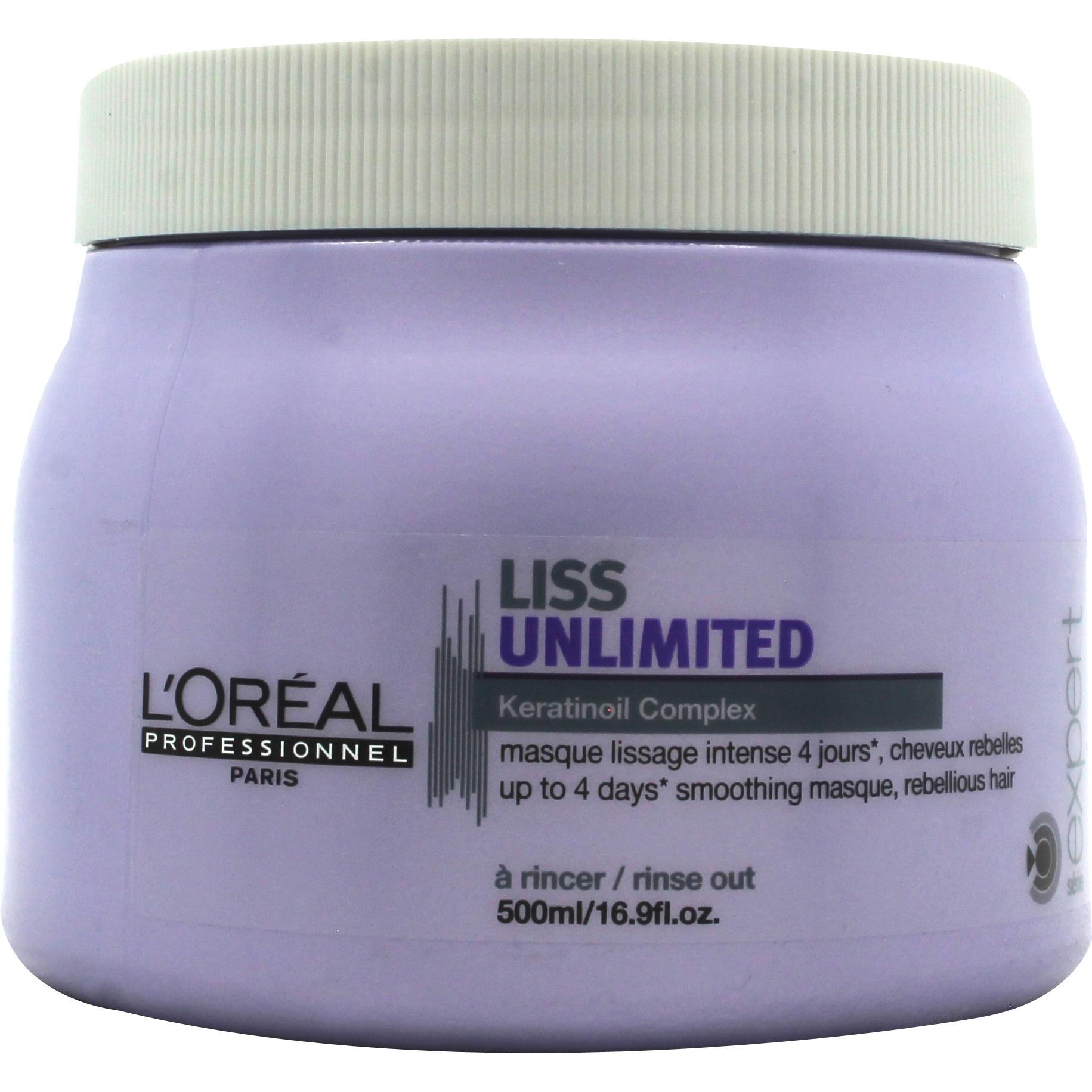 L'oréal Professionnel Unisex Maschera, Série Expert Liss Unlimited - Maschera Professionale (500 Ml)