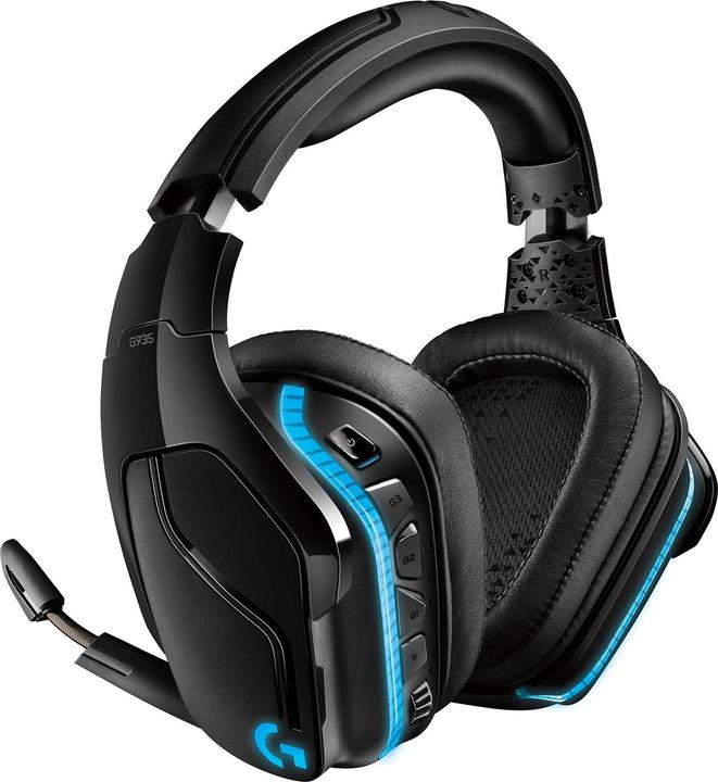 Logitech G G935 Wireless 7.1 Surround Sound LIGHTSYNC for Gaming - 2.4 GHz - EMEA (Wireless)