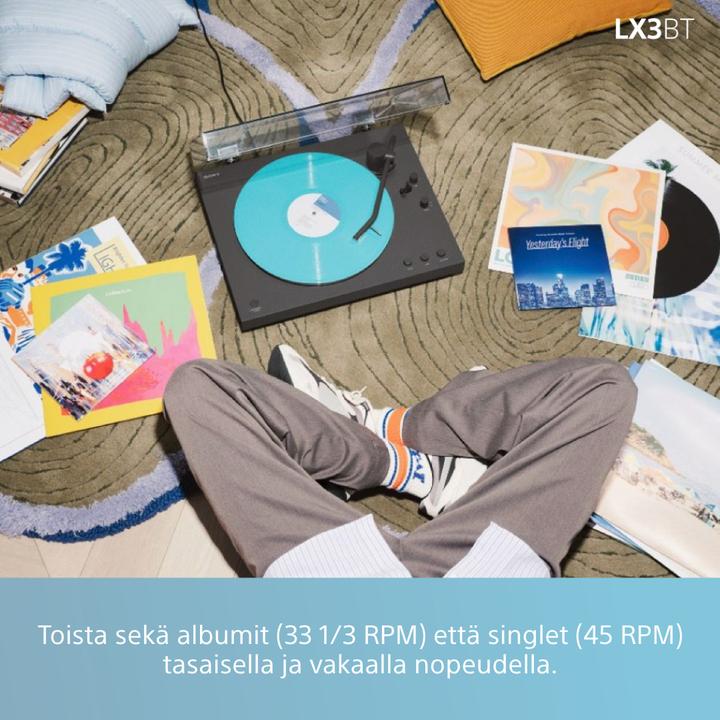 Actual product image Sony PS-LX3BT Plattenspieler schwarz (Automatic)