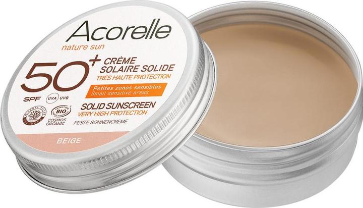 Actual product image Acorelle Solid sun cream SPF50+ Ds 20 g (SPF 50+, 20 g)