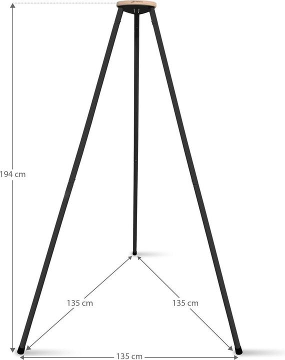 Produktbild Schmusewolke Tipi anthrazit mit Bio Federwiege