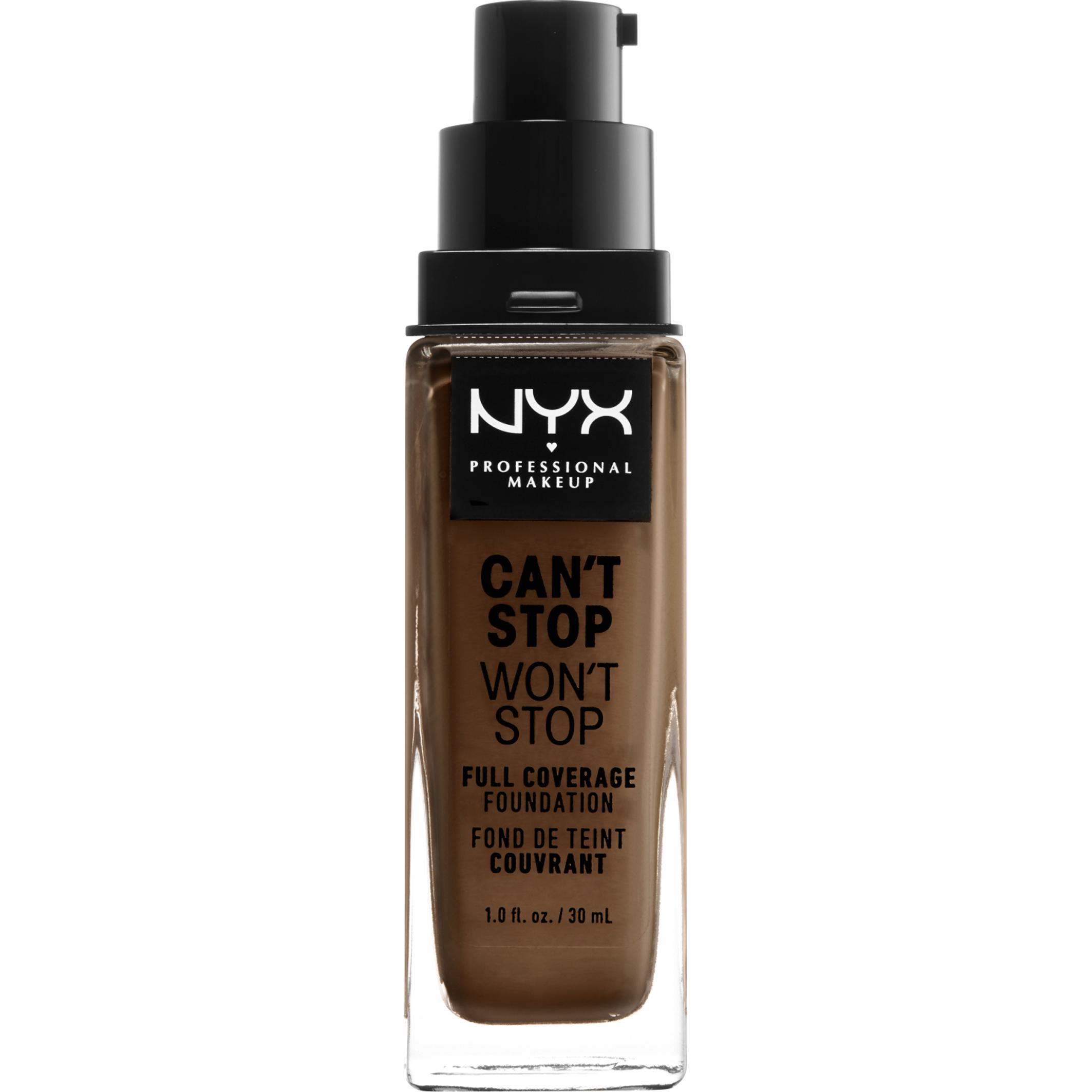 Thumbnail - NYX Professional Make-Up, Foundation, Can't Stop Won't Stop (21 Cocoa)