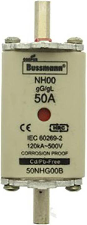 Image du produit Eaton Sikring NH-00 50A GL/GG 500V - (3 pièces) (50 A)