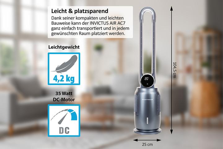Produktbild Genius INVICTUS AIR AC7 Lufkühler, Set 6-tlg (20 m²)