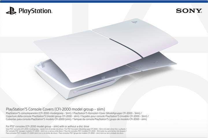 Actual product image Sony PlayStation 5 Cover (Slim) - Chroma Pearl (PS5)