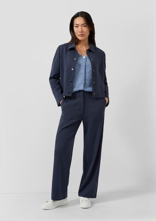 Immagine prodotto s.Oliver Bluse Bluse mit Spitze und V-Ausschnitt (46)