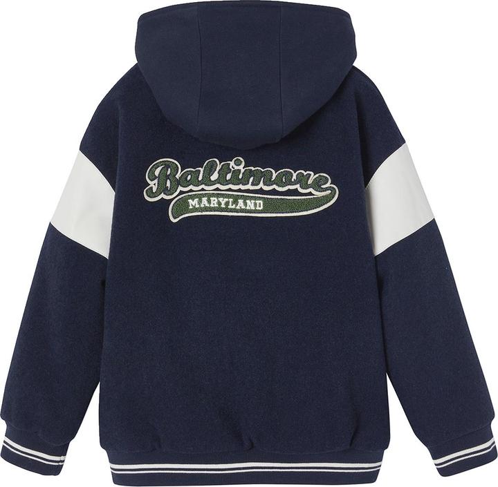 Produktbild Vertbaudet Jungen Bomberjacke mit abnehmbarer Kapuze und Recycling-Polyester (98, 104)