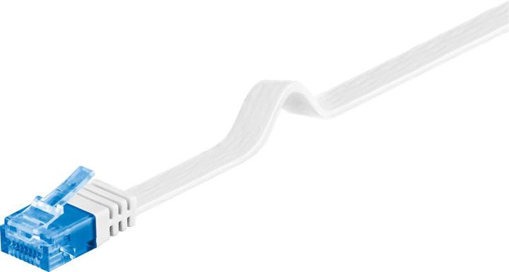 Image du produit MicroConnect U/UTP CAT6A 10M blanc plat (U/UTP, CAT6a, 10 m)