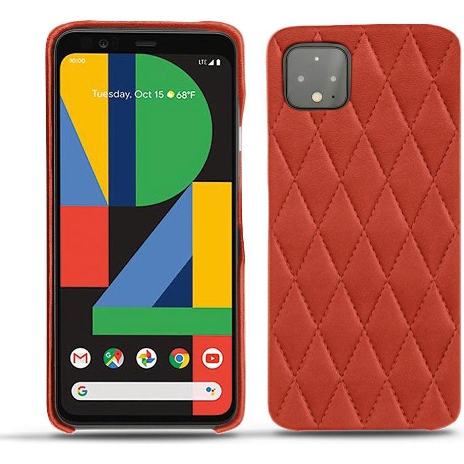 Noreve Lederschutzhülle (Google Pixel 4 XL), Smartphone Hülle, Orange