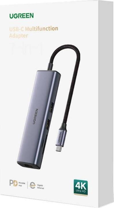 Actual product image Ugreen USB Hub 3.0 (USB-C, 7 ports)
