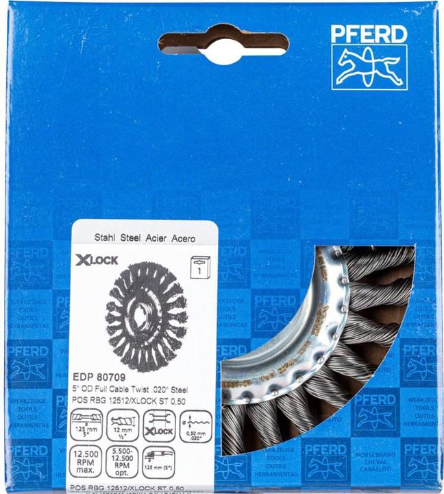 Produktbild Pferd Rundbürste XLock