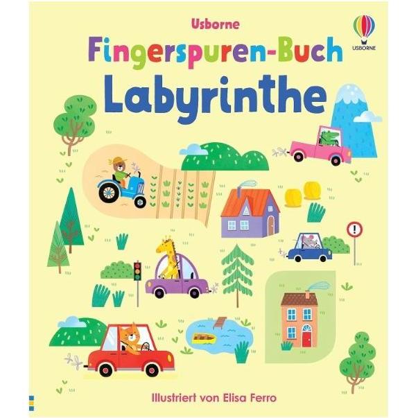 Fingerspuren-Buch: Labyrinthe, Kinderbücher von Felicity Brooks, Elisa Ferro