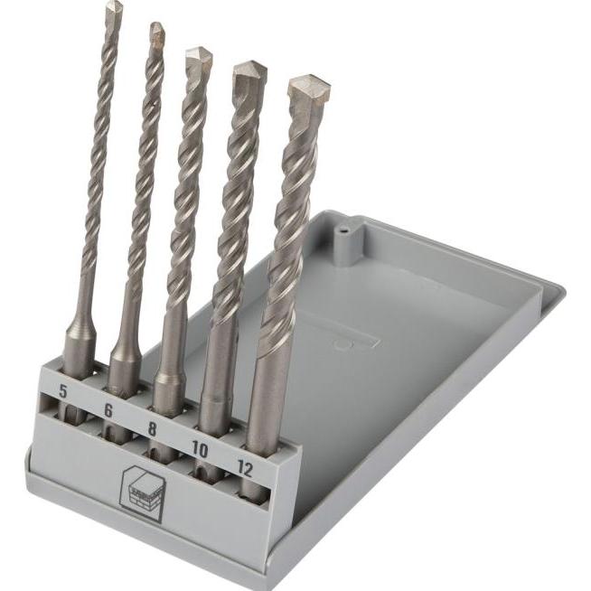 TOP, Bohrereinsatz, concrete drills SDS + 5 6 10 12 8 mm set (5120-05) (5, 6, 10, 12, 8 mm)