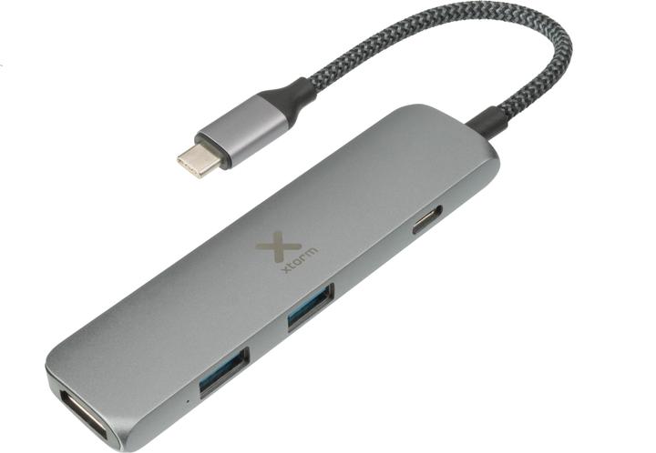 Image du produit Xtorm Câble USB-C Hub braide 4 en 1 (USB-C, 4 ports)