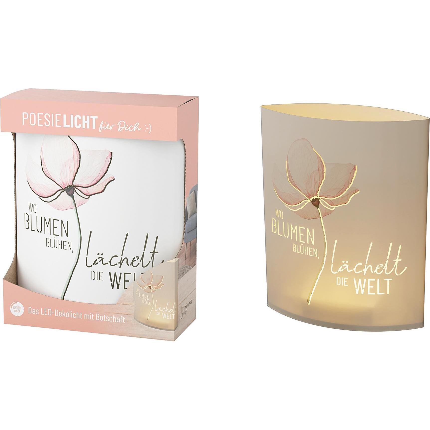 4x La Vida, Nachtlicht, Poesielicht für dich - Blüte