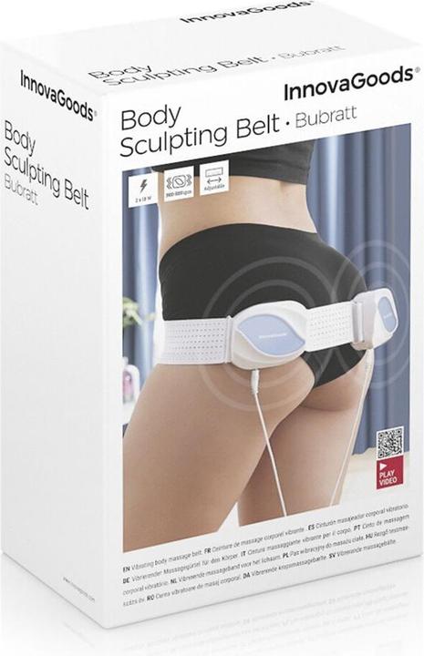 Produktbild InnovaGoods Bubratt Vibrations Massage Belt White
