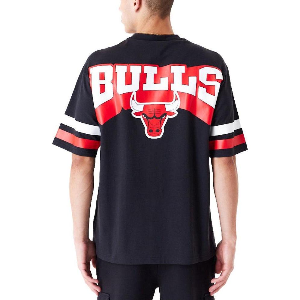New Era, Herren, Shirt, Oversized Shirt - BACKPRINT Chicago Bulls - XL, Schwarz, (XL)
