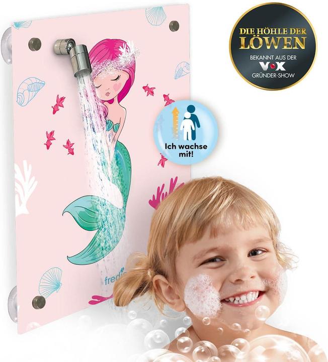 Actual product image Fredi's children's shower mermaid 40 x 30 cm, connection dimensions: Without, version