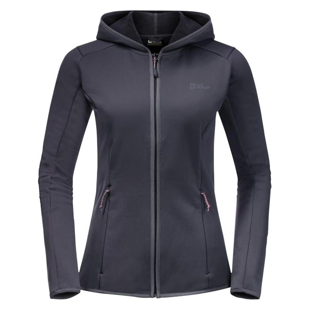 Jack Wolfskin, Vrouwen, Outdoor Jassen, Baiselberg Hooded Fz (S), Blauw, S