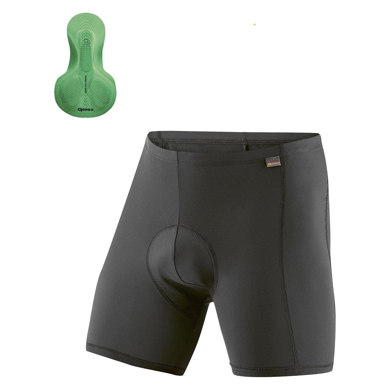 Gonso, Herren, Velohosen, Sitivo Unterhose Pad (Xxl), Schwarz