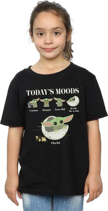 Image du produit Star Wars - T-shirt THE MANDALORIAN THE CHILD MOODS - Fille (116)