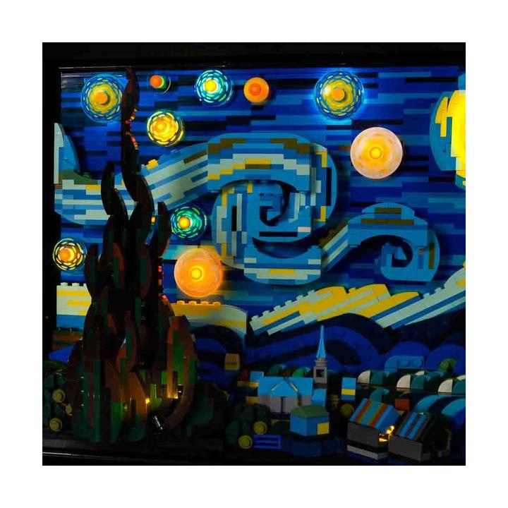 Produktbild Light my bricks LED Licht Set für LEGO 21333 Vincent van Gogh - Sternennacht