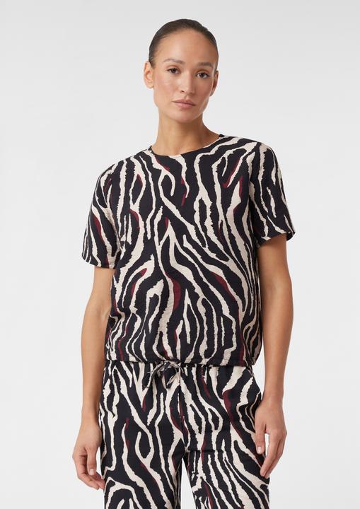 Immagine prodotto Comma Bluse Strukturierte Bluse mit Tunnelzug (40)