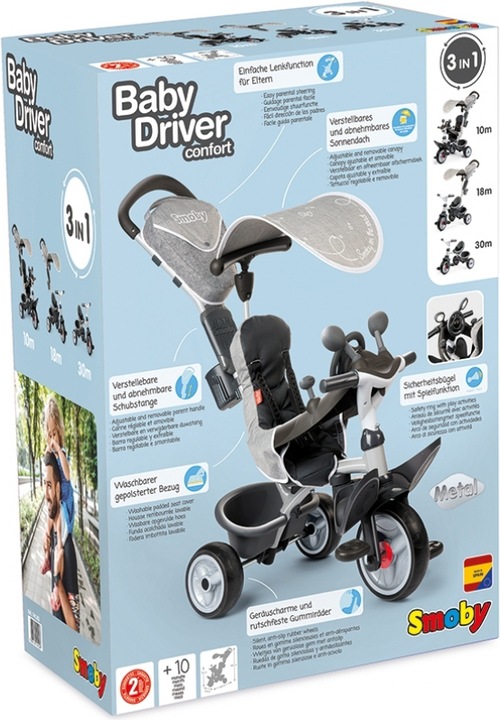 Produktbild Smoby Baby Driver Komfort Titan