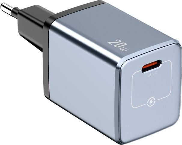 Produktbild Nextbatt 20W GaN Schnellladegerät | USB-C Wandadapter | Schwarz/Grau (20 W)