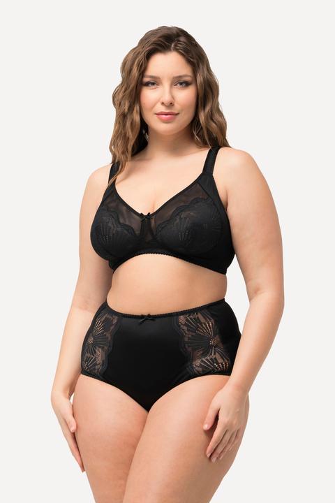 Produktbild Ulla Popken BH, ohne Bügel, Mesh, Spitze, Cup B - E (85 C)