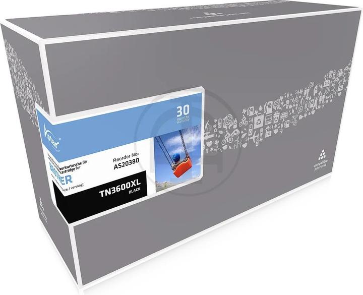 Image du produit Astar AS20380 BROTHER TN3600XL HL Toner black HC rebuilt 6000pages Chip