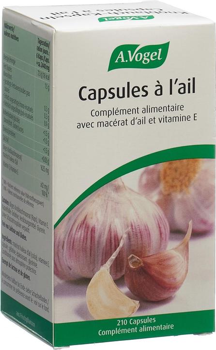 Immagine prodotto A. Vogel Capsule di aglio VOGEL barattolo 210 (210 Pezzo/i, Pillole, 239 g)