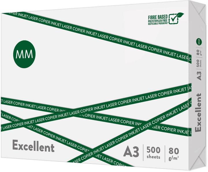 Insta360 360 Kopierpapier Excellent A3, Hochweiss, 80 g/m², 500 Blatt