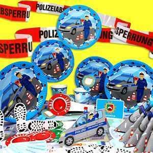 Produktbild DH-Konzept Party Deko Set Polizei 89 teilig (89 Stück)