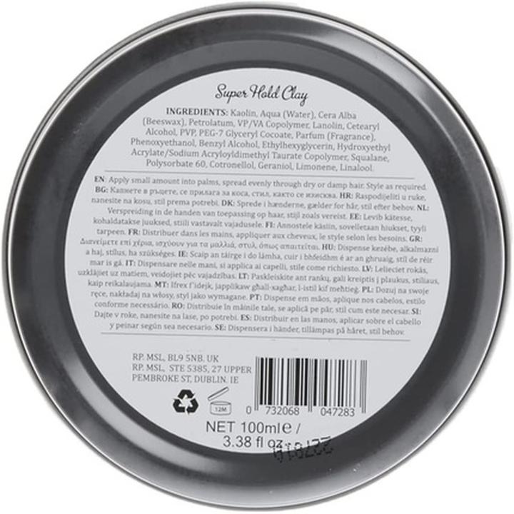 Actual product image Dapper Dan Ultra Matte Clay (Hair wax, 100 ml)