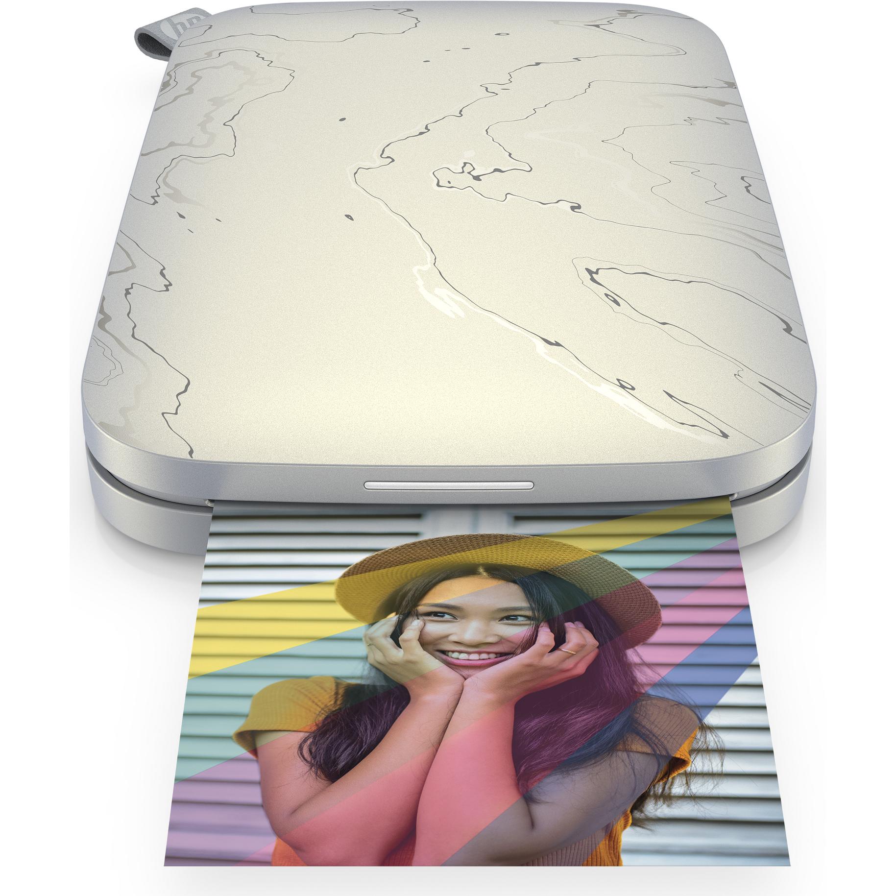 HP Sprocket Select (Thermodirekt, Farbe), Drucker, Weiss