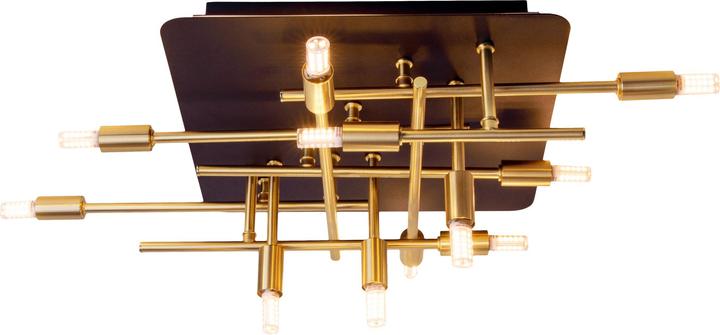 Actual product image Näve LED ceiling light ANCONA L: 51 cm with background light (310 lm, G9)