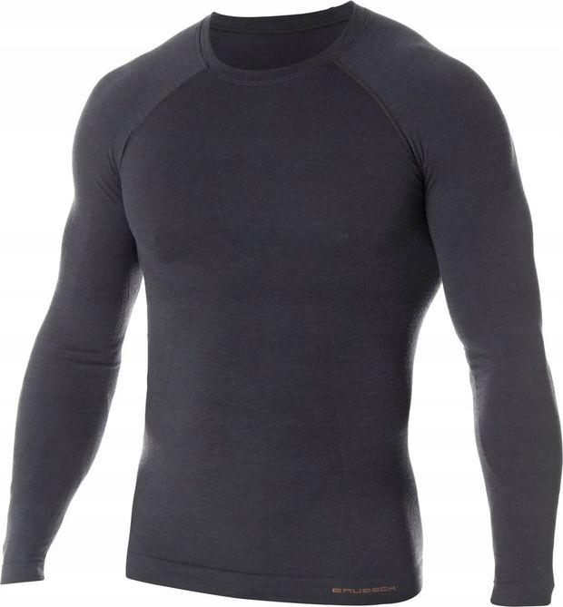 Brueck Herren Active Wool Graphite T-Shirt S. L (LS12820) (L)