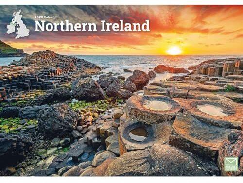Actual product image Northern Ireland A4 Calendar 2026