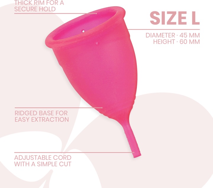 Actual product image Intimichic Copa Menstrual Silicona Medica L (L)