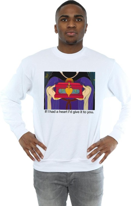 Actual product image Disney Mens Sleeping Beauty If I Had A Heart Sweatshirt (3XL)