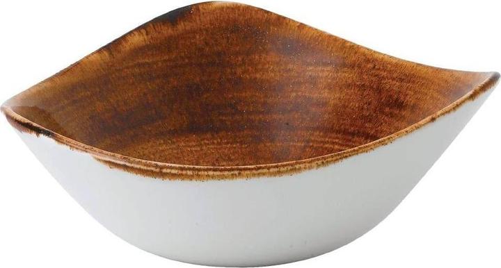 Actual product image Churchill Stonecast Patina Vintage Copper Triangle Plate Deep 18.5cm (1 x, 18.50 cm)